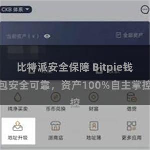 比特派安全保障 Bitpie钱包安全可靠，资产100%自主掌控