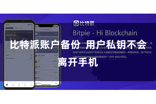 比特派账户备份  用户私钥不会离开手机